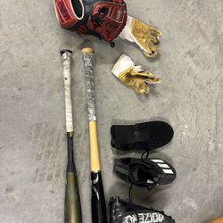 Baseball Equipment Lot 
