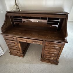 60” Roll Top Desk