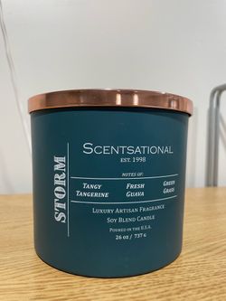Large Scentsational Storm Candle