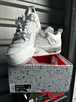 Nike Air Jordan 4 Retro "White Oreo" Men 12