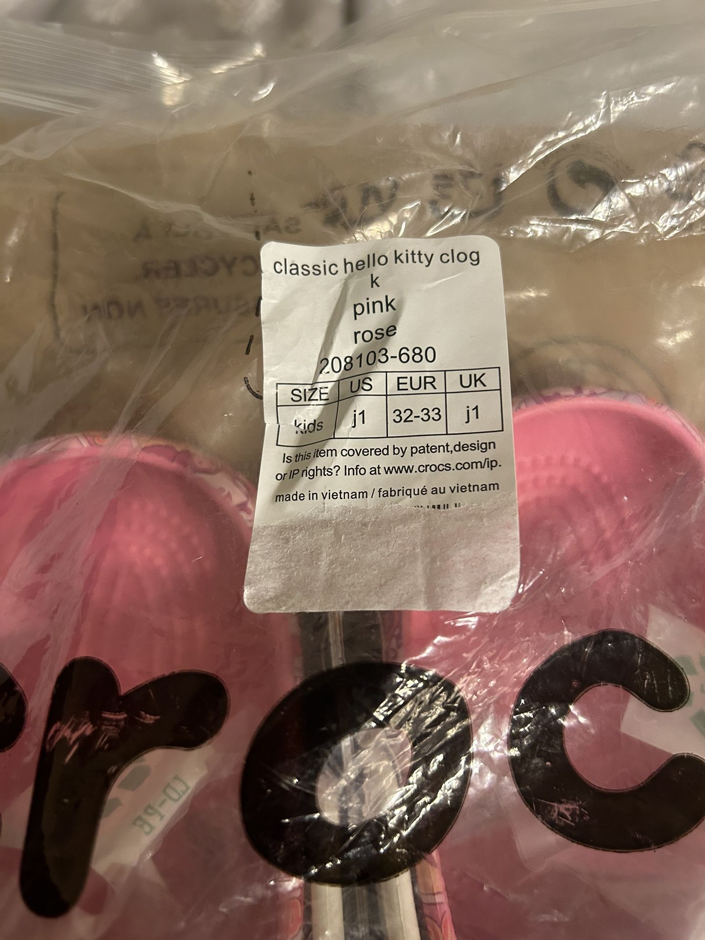 Crocs Unisex Child Classic Hello Kitty Clog