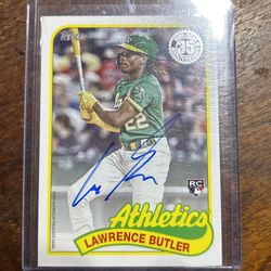 2024 Topps Series 2 Lawrence Butler Rc Auto