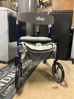 Medline Nitro DLX Rollator Walker – Open Box – Excellent Condition