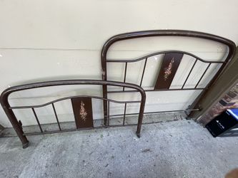 Antique Vintage Headboard And footboard NO FRAME