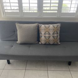 Gray IKEA Futon - Clean  and Smoke Free  Home