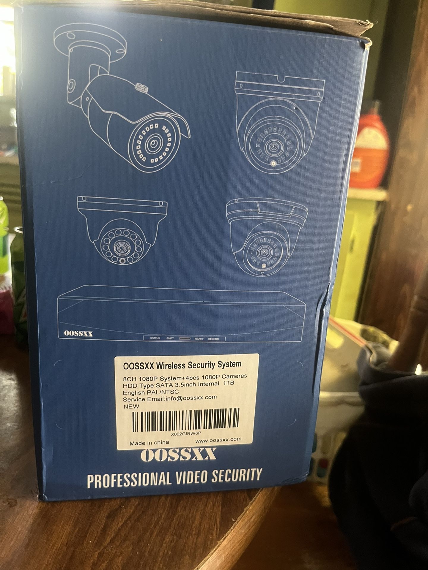 OOSSXX WIRELESS SECURITY CAMERAS