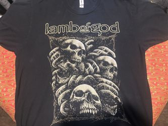 Lamb of God band rock T shirt