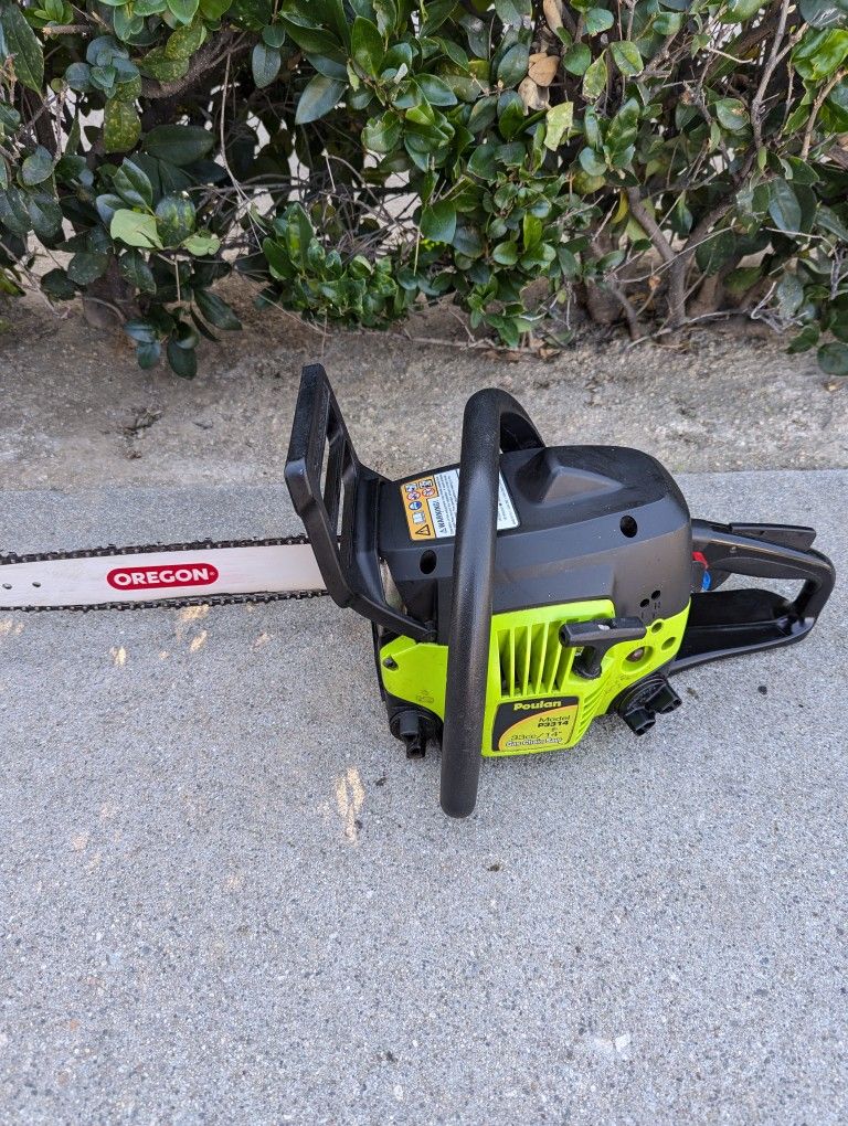 Poulan Chainsaw 33cc.  14\