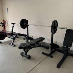 Bench , Bike , Abs Bench And Shoulder Bench.