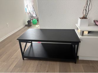 Black coffee table