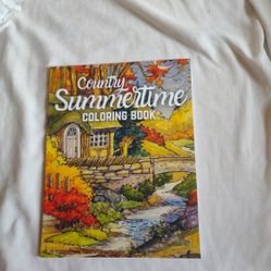 Summertime Coloring Book 