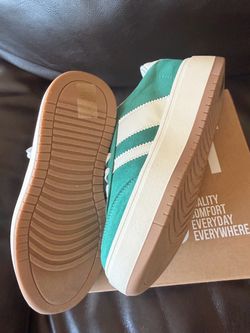Adidas Low-Top Sneakers Teal Suede