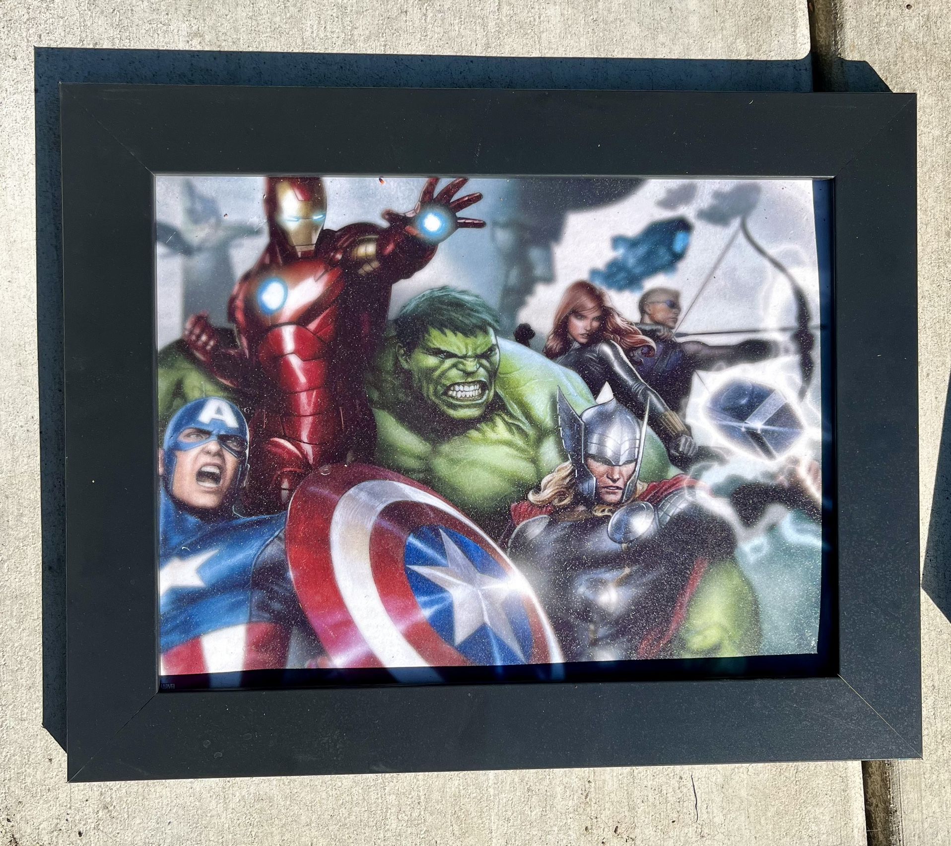 Marvel Superhero Group Action Canvas