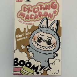Labubu Exciting Toffee Exciting Macaron The Monsters Vinyl Face Pop Mart Blind Box