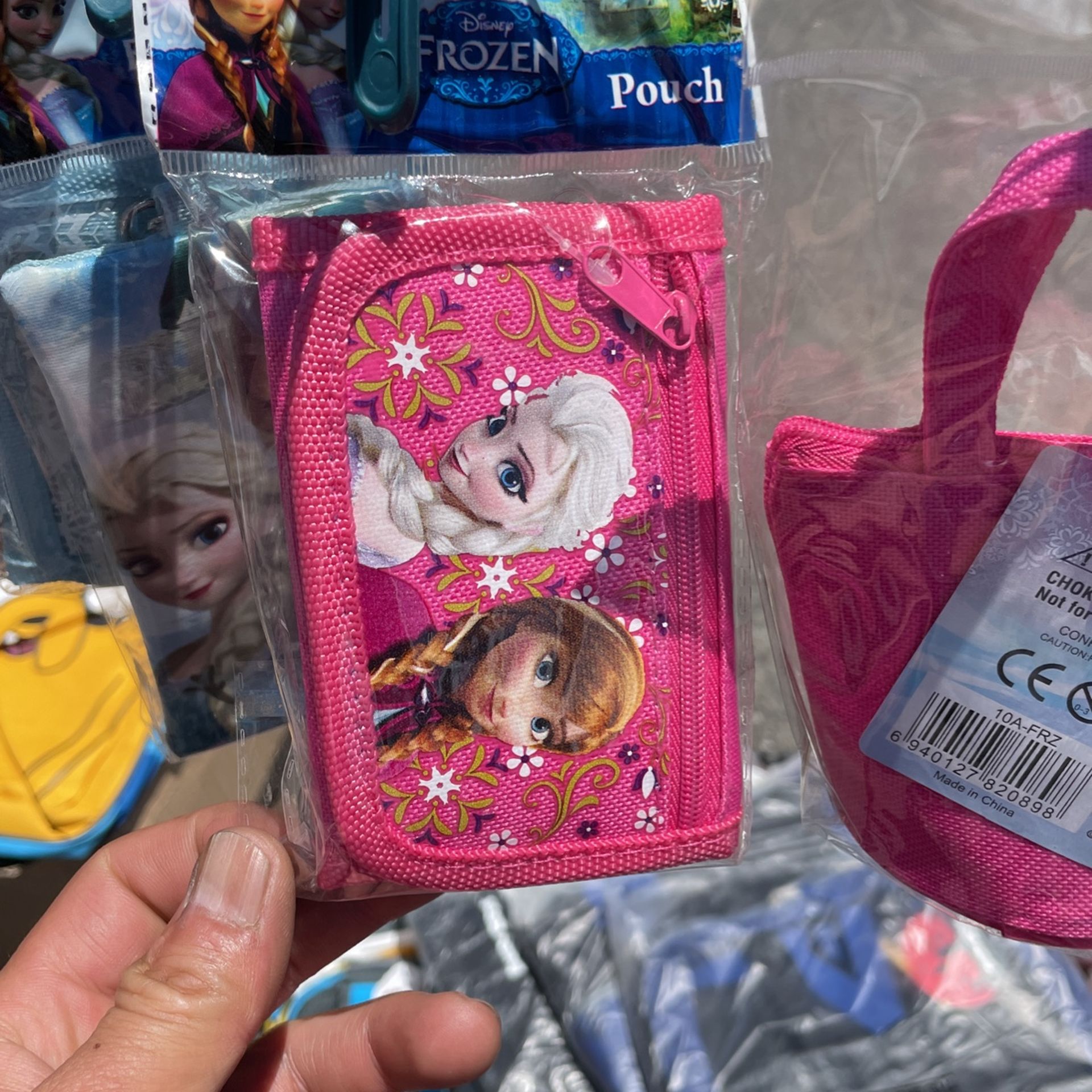 Disney Frozen Elsa and Anna Tri Fold Kids Wallet Hot Pink 100+ bought in past month Pickup Only