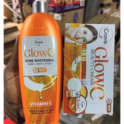 Glow C Face Cream Clear Dark Spot, Whitening The Face. Lotion And Face Cream 2 P