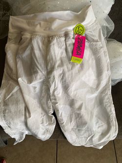 Zumba White Harem Pants Size XL