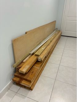 Wood beams and 2”x4”