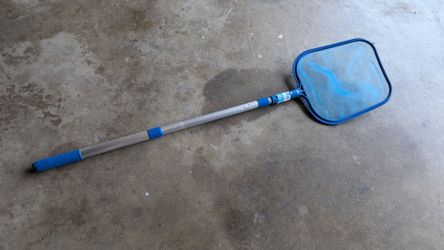 Swimline Pool & Spa Leaf Skimmer Net w/ 48" Adjustable Aluminum Telescopic Pole $20