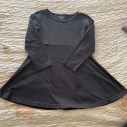 Dark Grey With Glitter Dress 3T