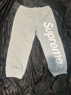 Grey supreme sweats
