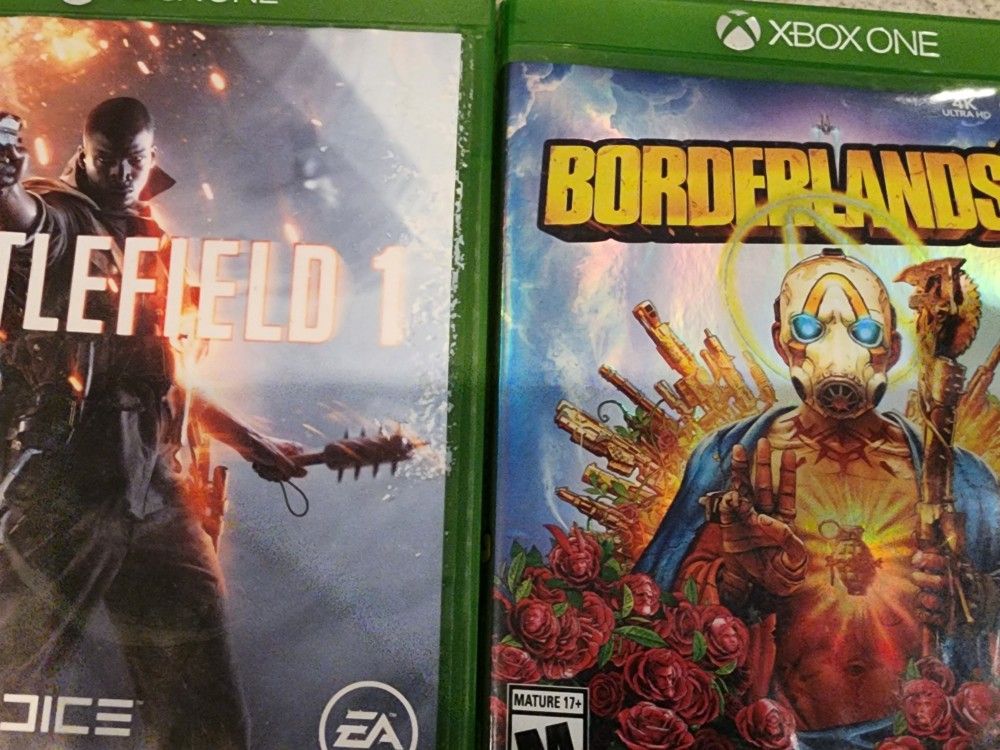 X Box 1 Games Like New $30 For 2 Games