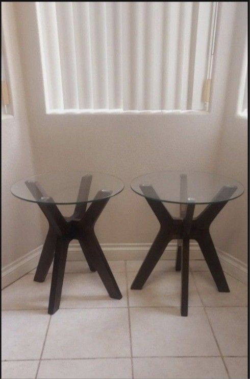 Set Of Two End Tables