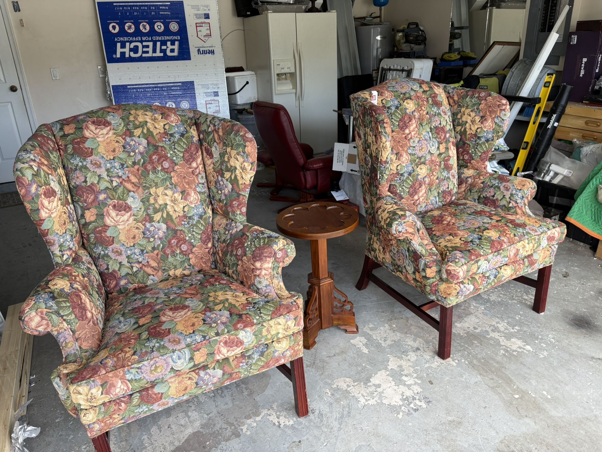 Chippendale Wing Chairs