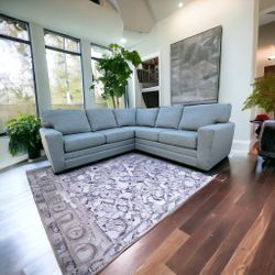 Beautiful Gray Sectional from Bassett! Extremely High-End and Very Comfortable! FREE DELIVERY!!!