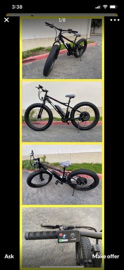 Electric Bike w/ Fat Offroad Tires Brand New In Box Ebike