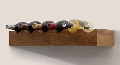 Pottery Barn Wine Bottle Shelf