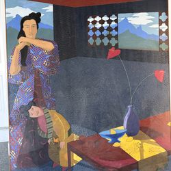 Large Framed Wall Art Painting