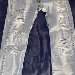 Levis Ripped Jeans 36x34