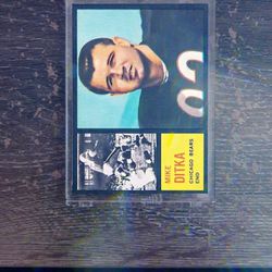 Mike Ditka 1962 Topps Rookie Card
