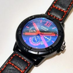 Red And Black Watch 