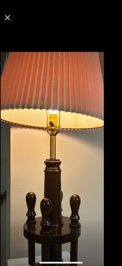 Vintage Nautical Lamp - Belaying Pin Table Lamp