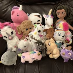 Plush Girl Toys Lot