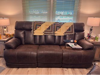 Leather couch