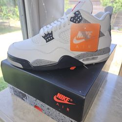 Jordan 4 White Cement Size 11m