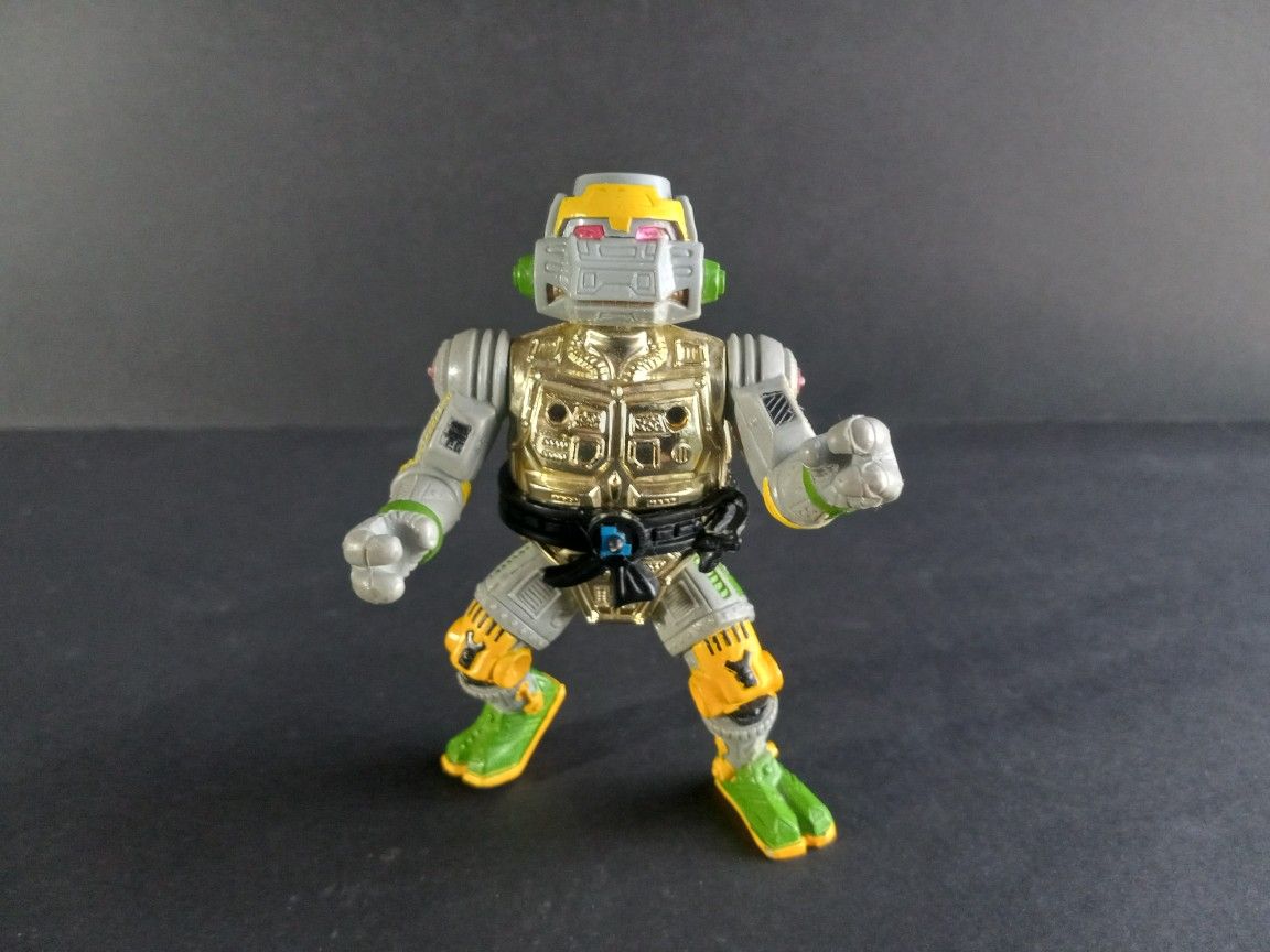 Vintage 1989 TMNT Metalhead Teenage Mutant Ninja Turtles Action Figure Mirage Studios, Playmates Toys