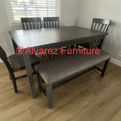 Dining Table Set With Bench