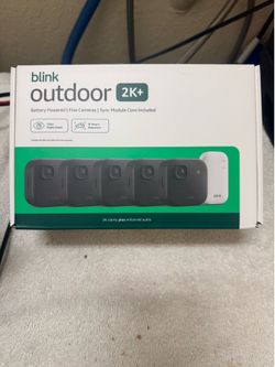 New Blink Outdoor 2K+ Five camera set