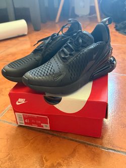 Nike Air Max 270 Triple Black Kids Size 4.5Y