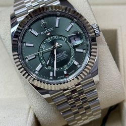 Rolex Skydweller stainless Steel Green Dial 2025 336934