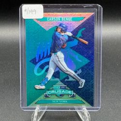 2025 Panini Crusade #26 Carson Benge #/199