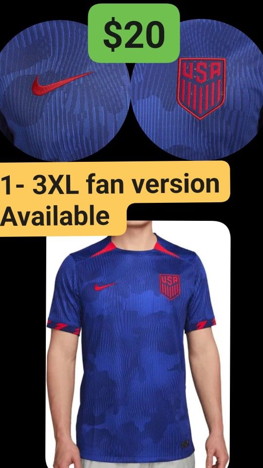 USA JERSEY IN FAN VERSIÓN 