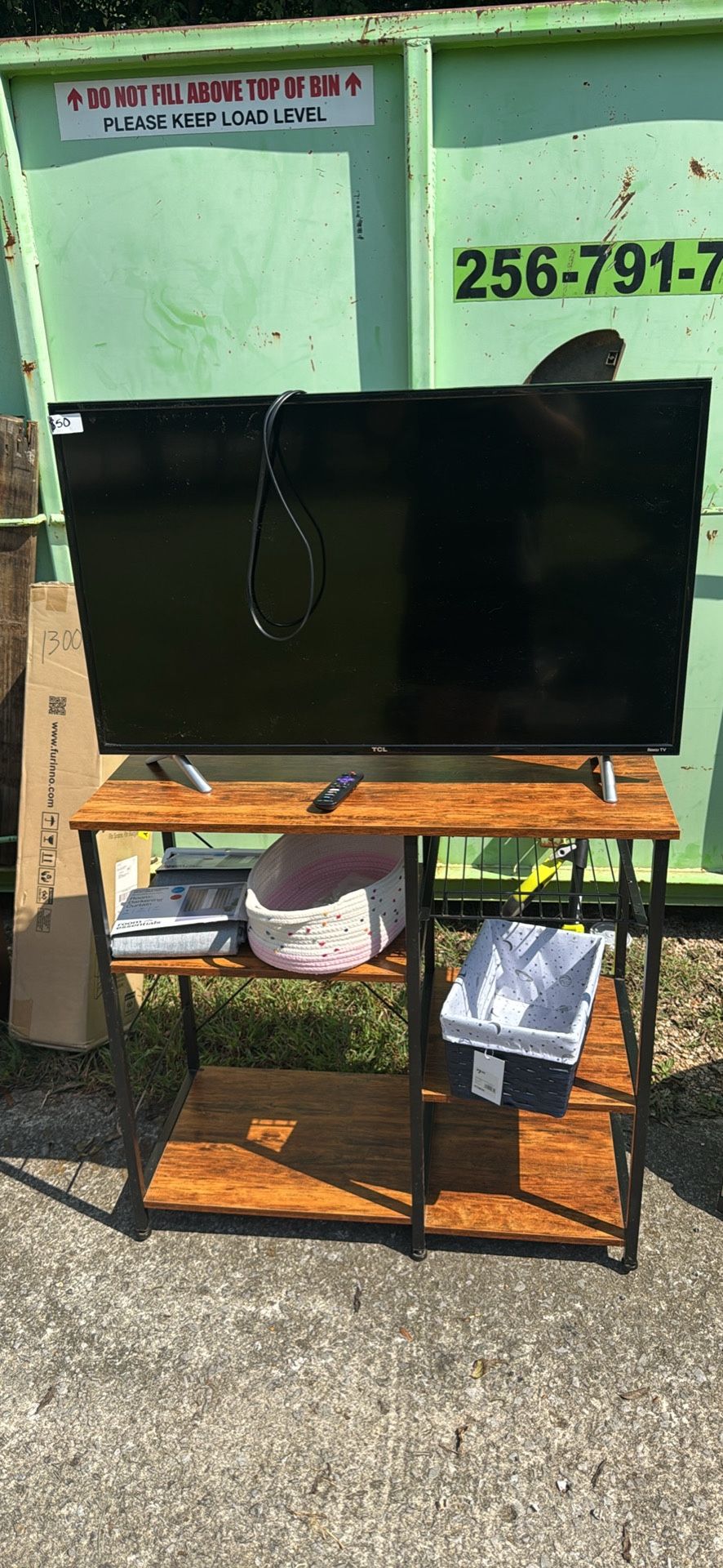 Tv And Bookcase