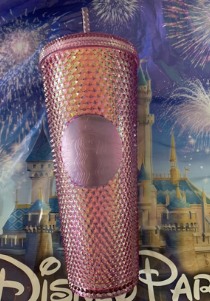 Disneyland 50th Pink Starbucks Tumbler
