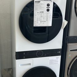 New 24” LG Washer And Dryer Stackable Ventless- Financing Available With $10 Down 