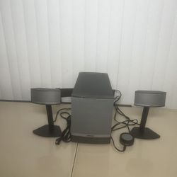 Bose Companion 5 Multimedia Speaker System Fantastic sounding Minor Blemishes. Used in good condition with some cosmetic blemishes. There blemishes ar